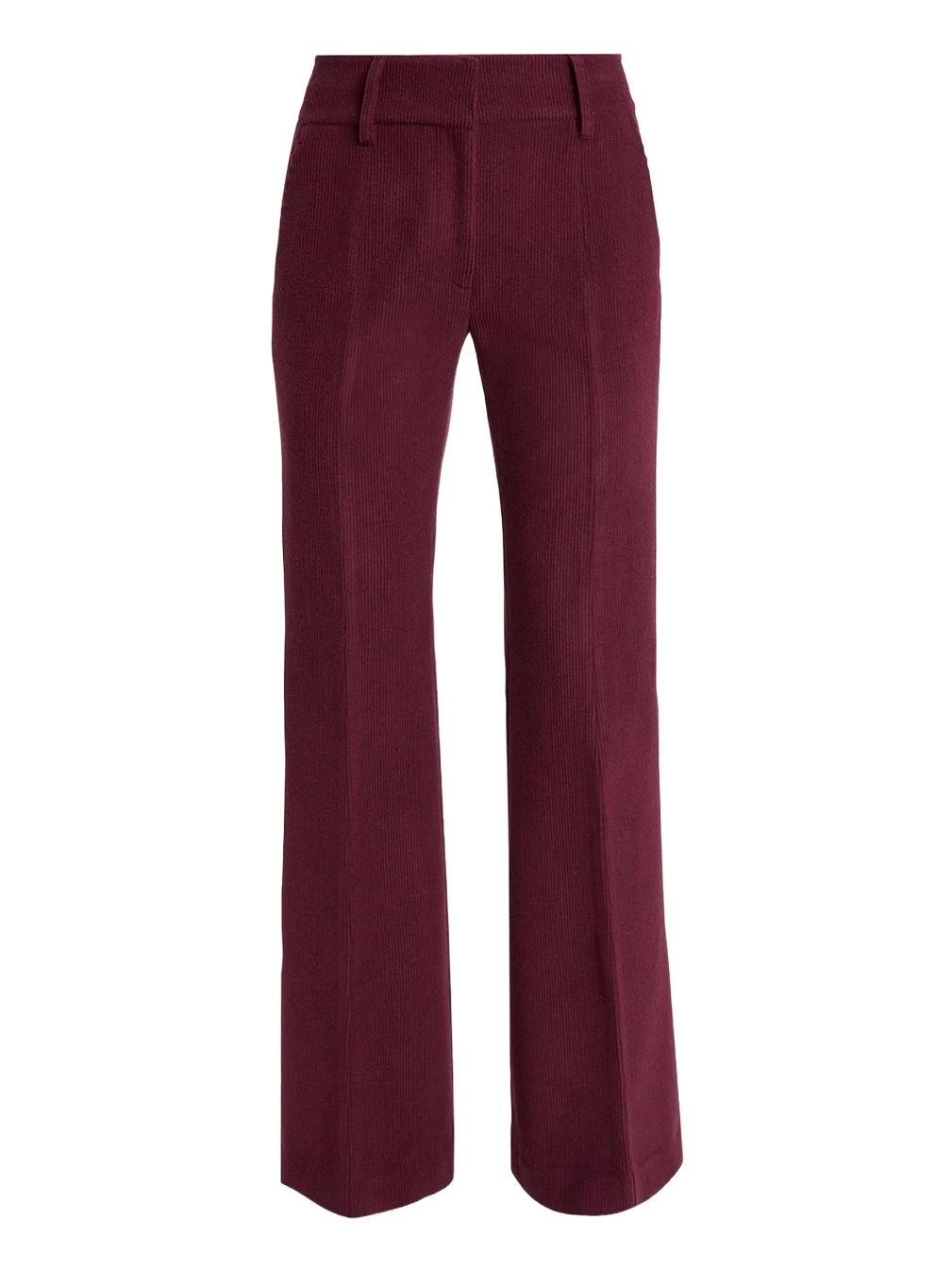Rhein Cashmere-Silk Corduroy Flare Pants