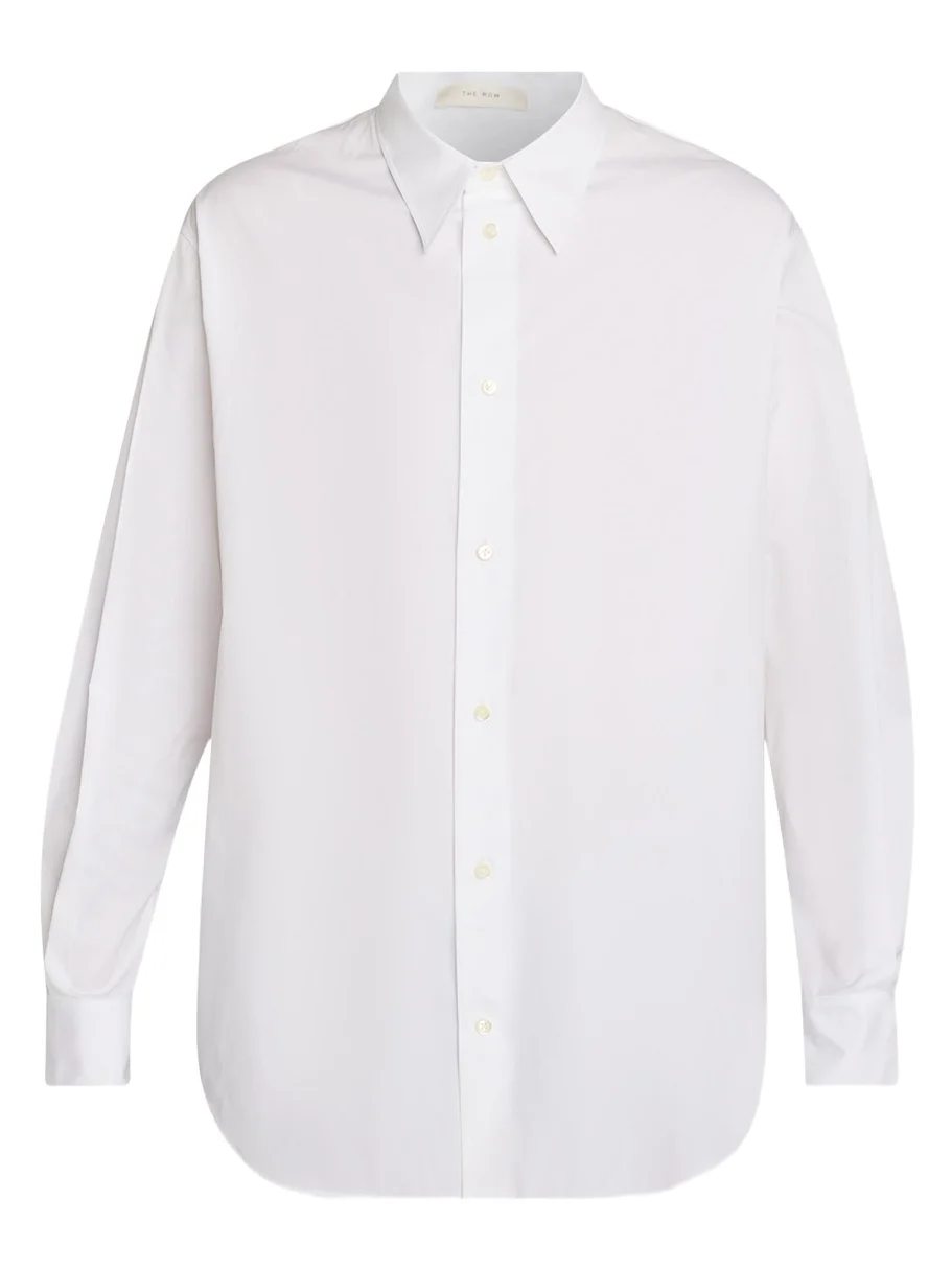 The Row Men's Tomek Cotton Poplin Dress Shirt