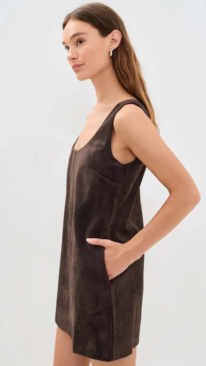 Joe's Jeans The Scoop Faux Suede Mini Dress | Thumbnail 4 Joe's Jeans The Scoop Faux Suede Mini Dress | Thumbnail 4