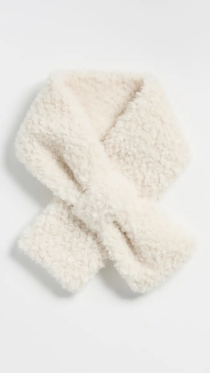 Hat Attack Teddy Sherpa Pull Thru Scarf | Thumbnail 2