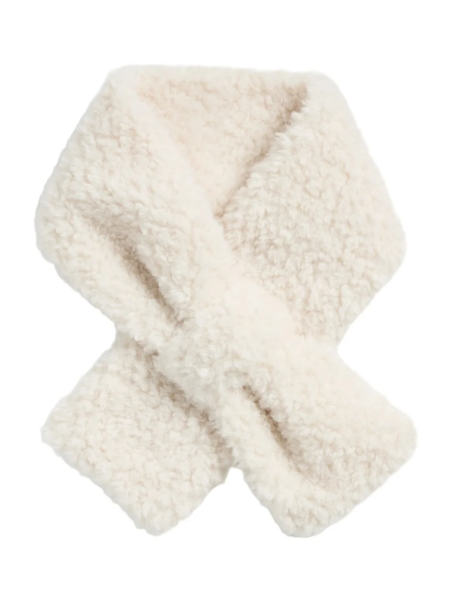 Hat Attack Teddy Sherpa Pull Thru Scarf