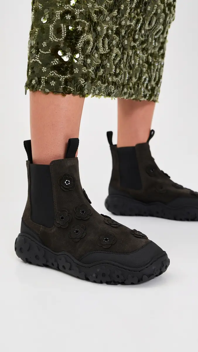 Cecilie Bahnsen Flora Suede Boots | Thumbnail 3 Cecilie Bahnsen Flora Suede Boots | Thumbnail 3