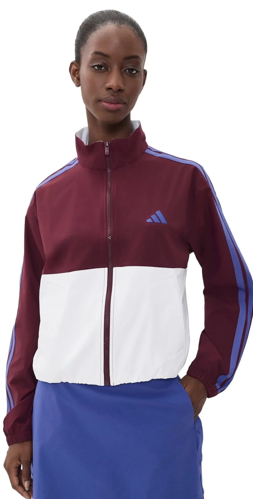 Adidas Golf Beyond Color Block Zip Jacket