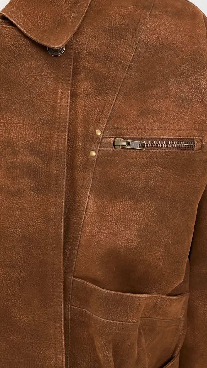 ISABEL MARANT ÉTOILE Belma Faux Suede Bomber Jacket | Thumbnail 6 ISABEL MARANT ÉTOILE Belma Faux Suede Bomber Jacket | Thumbnail 6
