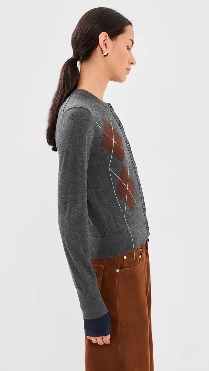 Acne Studios Double-Layered Cardigan | Thumbnail 5 Acne Studios Double-Layered Cardigan | Thumbnail 5