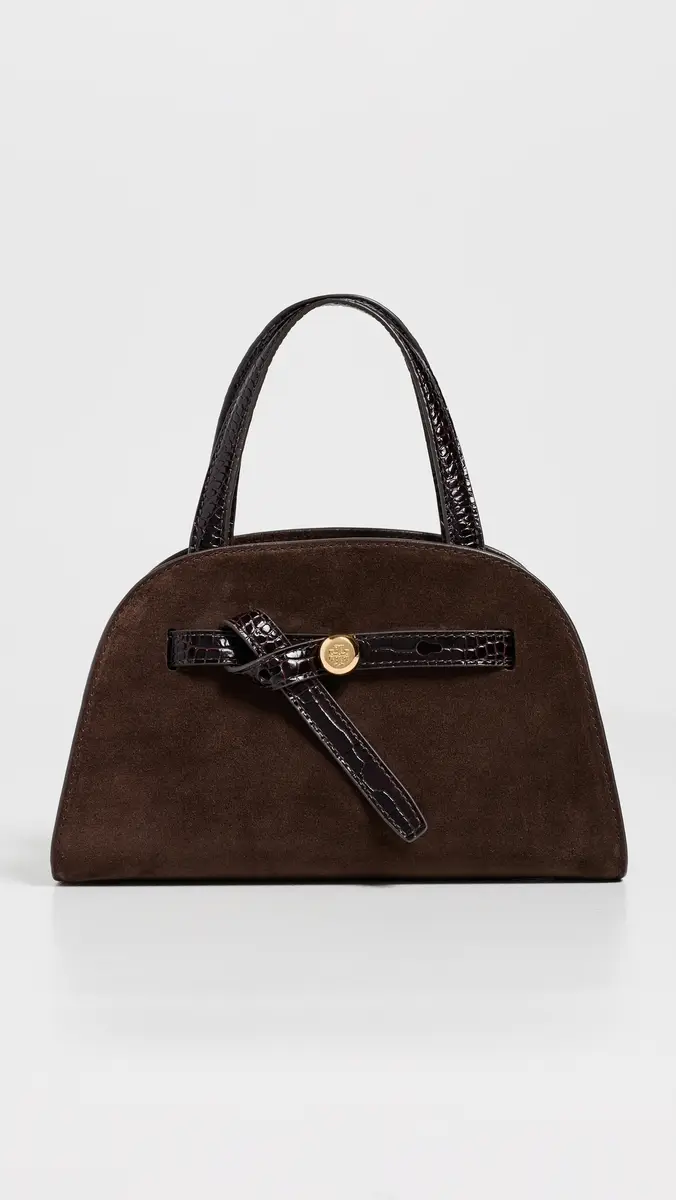 Tory Burch Romy Suede Small Bauletto Bag | Thumbnail 2 Tory Burch Romy Suede Small Bauletto Bag | Thumbnail 2