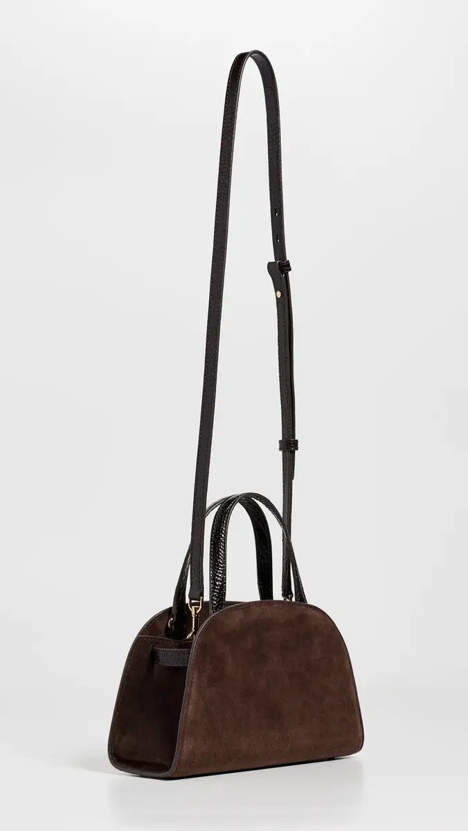 Tory Burch Romy Suede Small Bauletto Bag | Thumbnail 4 Tory Burch Romy Suede Small Bauletto Bag | Thumbnail 4