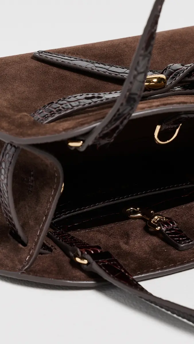 Tory Burch Romy Suede Small Bauletto Bag | Thumbnail 6 Tory Burch Romy Suede Small Bauletto Bag | Thumbnail 6