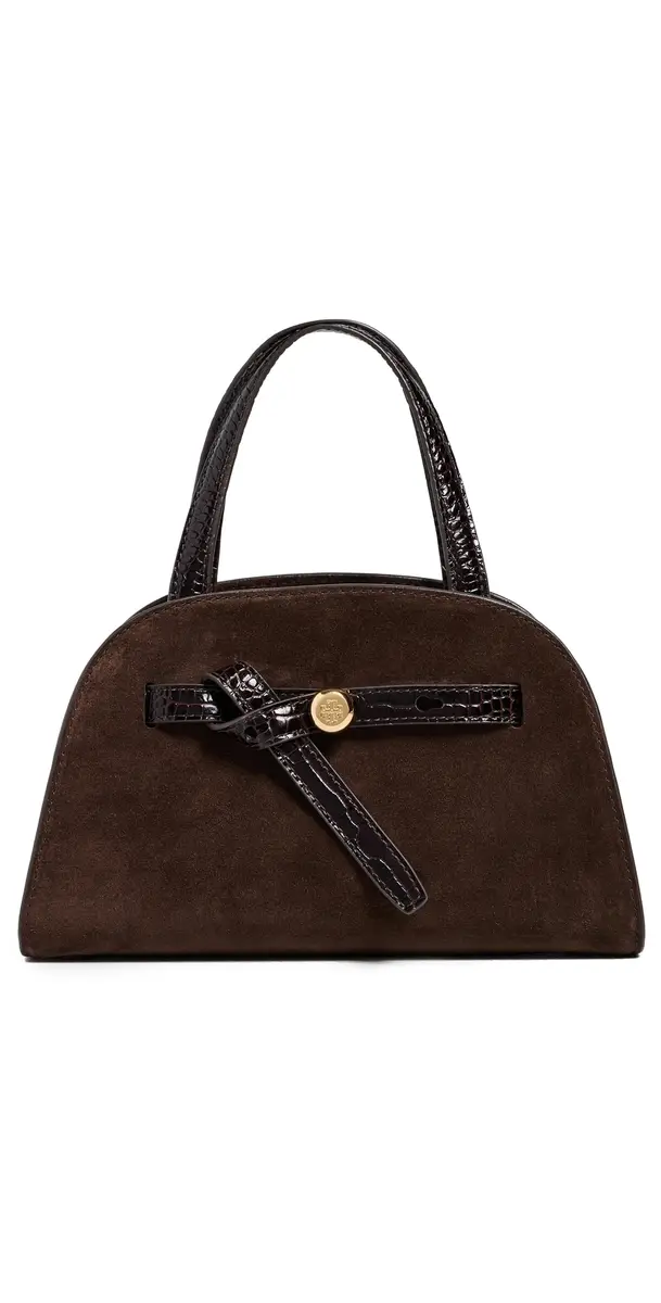 Tory Burch Romy Suede Small Bauletto Bag
