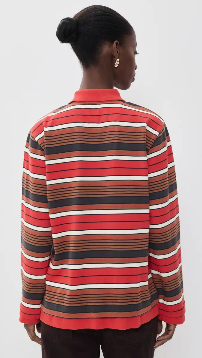 Damson Madder Noah Cinch Rugby Shirt | Thumbnail 3 Damson Madder Noah Cinch Rugby Shirt | Thumbnail 3
