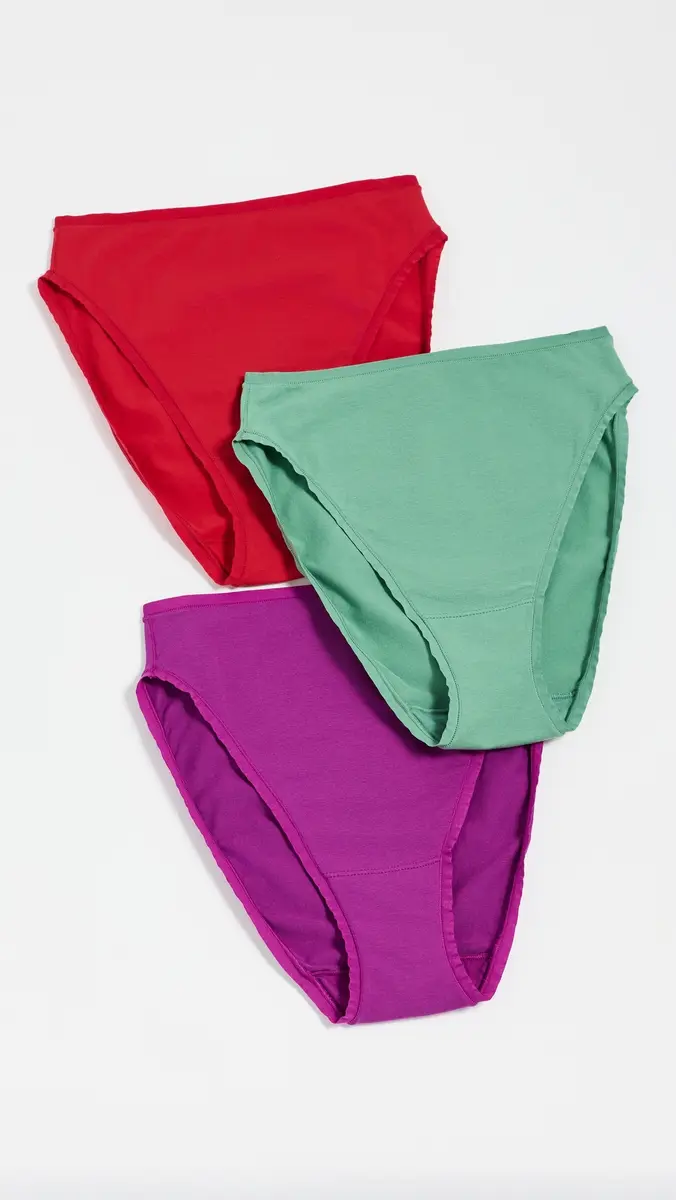 Natori Bliss Bare Cotton High Cut Briefs 3 Pack | Thumbnail 2 Natori Bliss Bare Cotton High Cut Briefs 3 Pack | Thumbnail 2