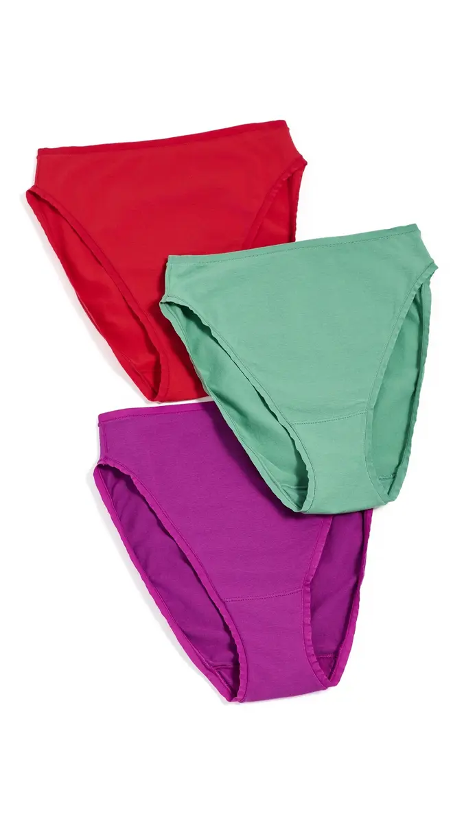Natori Bliss Bare Cotton High Cut Briefs 3 Pack | Thumbnail 6 Natori Bliss Bare Cotton High Cut Briefs 3 Pack | Thumbnail 6