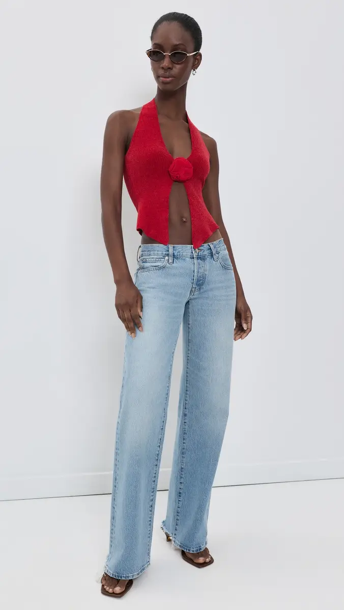 With Jean Rose Knit Top | Thumbnail 5 With Jean Rose Knit Top | Thumbnail 5