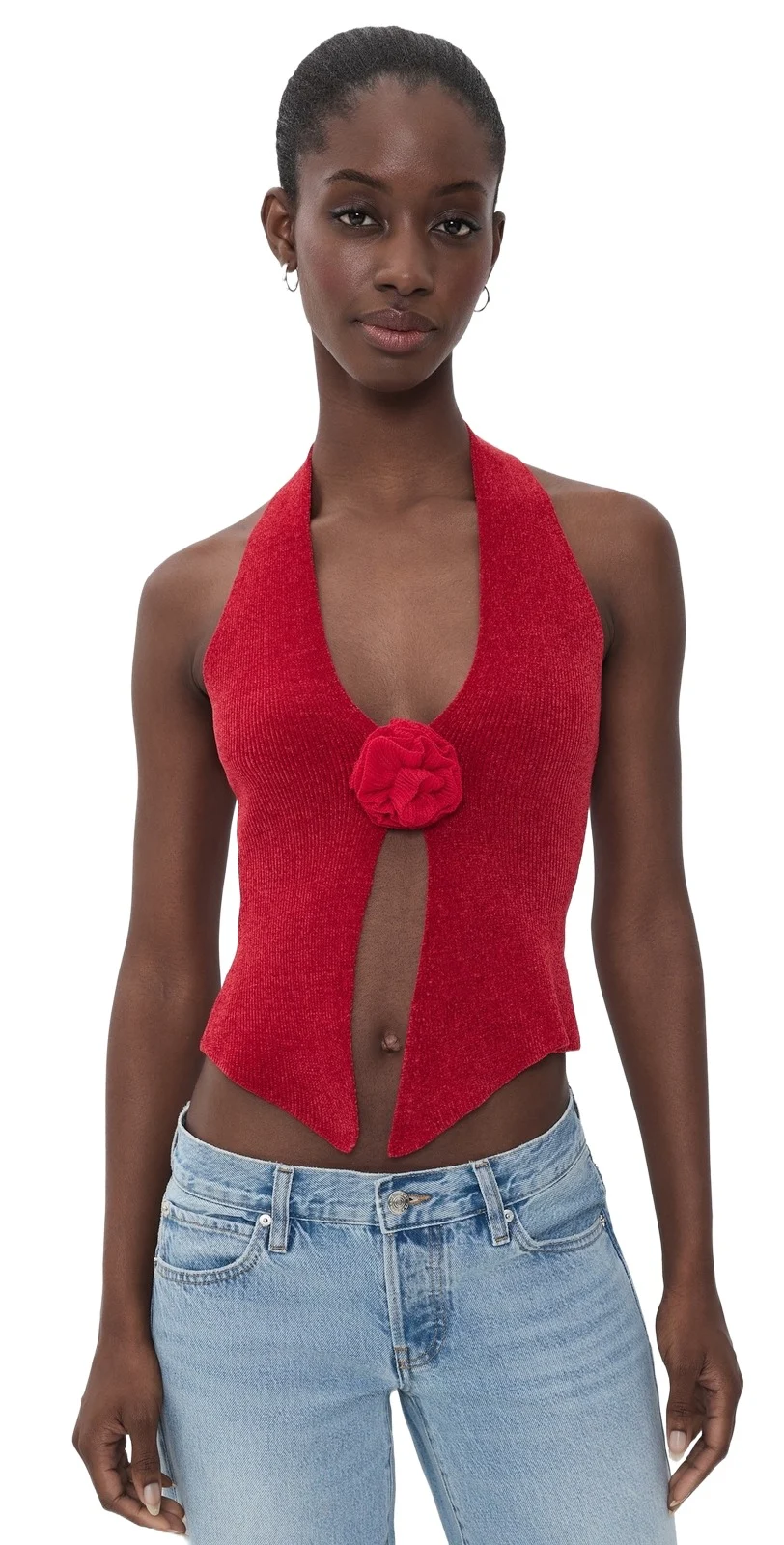 Rose Knit Top