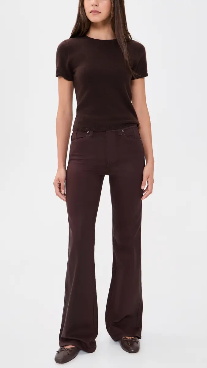 PAIGE Coated Sofia Flared Jeans | Thumbnail 5 PAIGE Coated Sofia Flared Jeans | Thumbnail 5