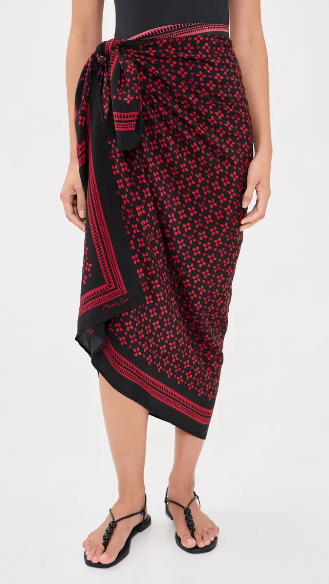 CHAN LUU Silk Printed Sarong | Thumbnail 2