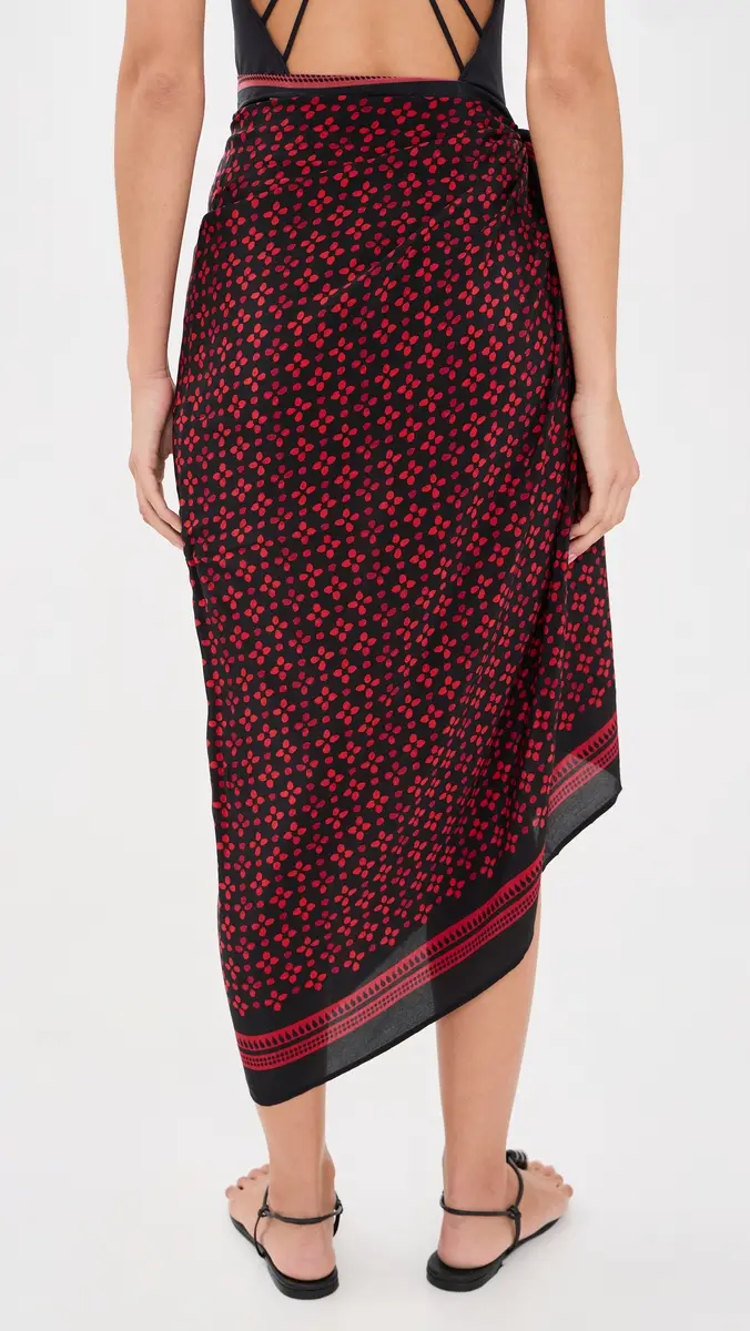 CHAN LUU Silk Printed Sarong | Thumbnail 3