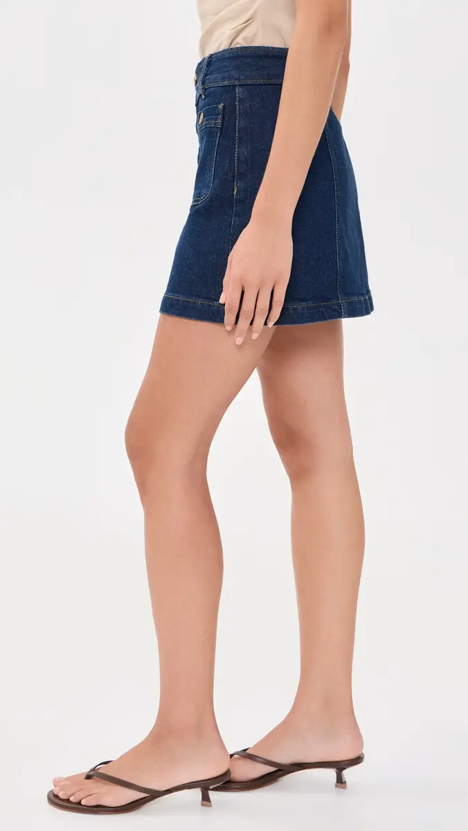 PAIGE Janelle Denim Skirt | Thumbnail 4 PAIGE Janelle Denim Skirt | Thumbnail 4