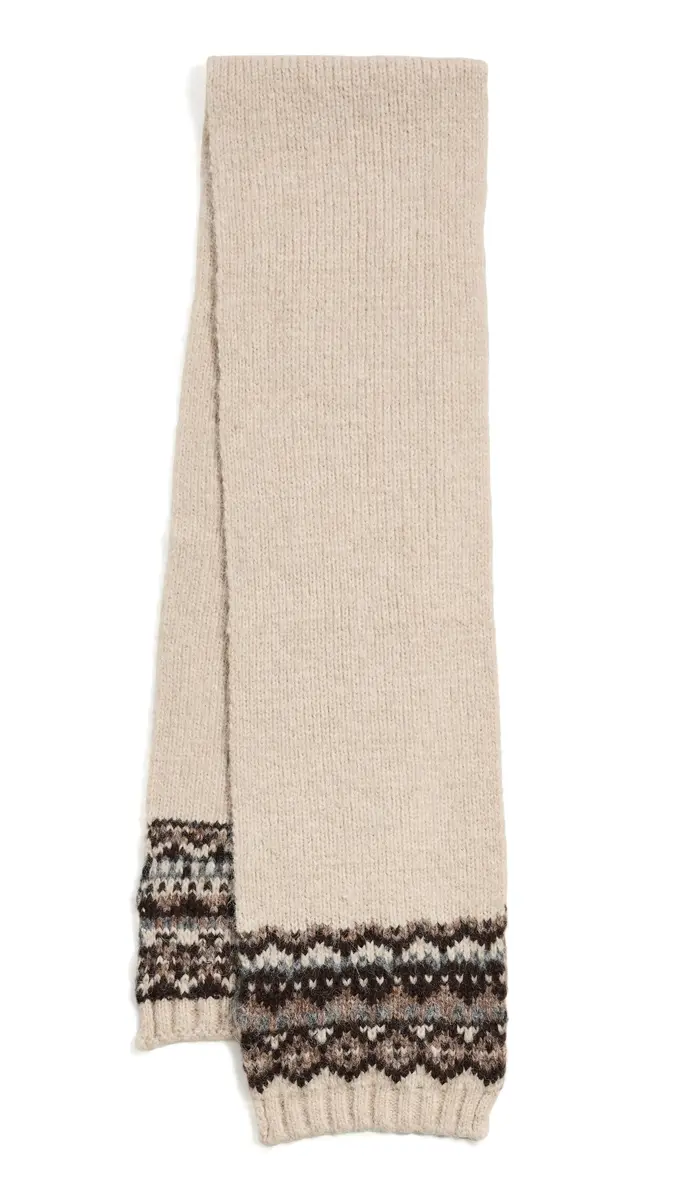 Hat Attack Fair Isle Knit Scarf | Thumbnail 5