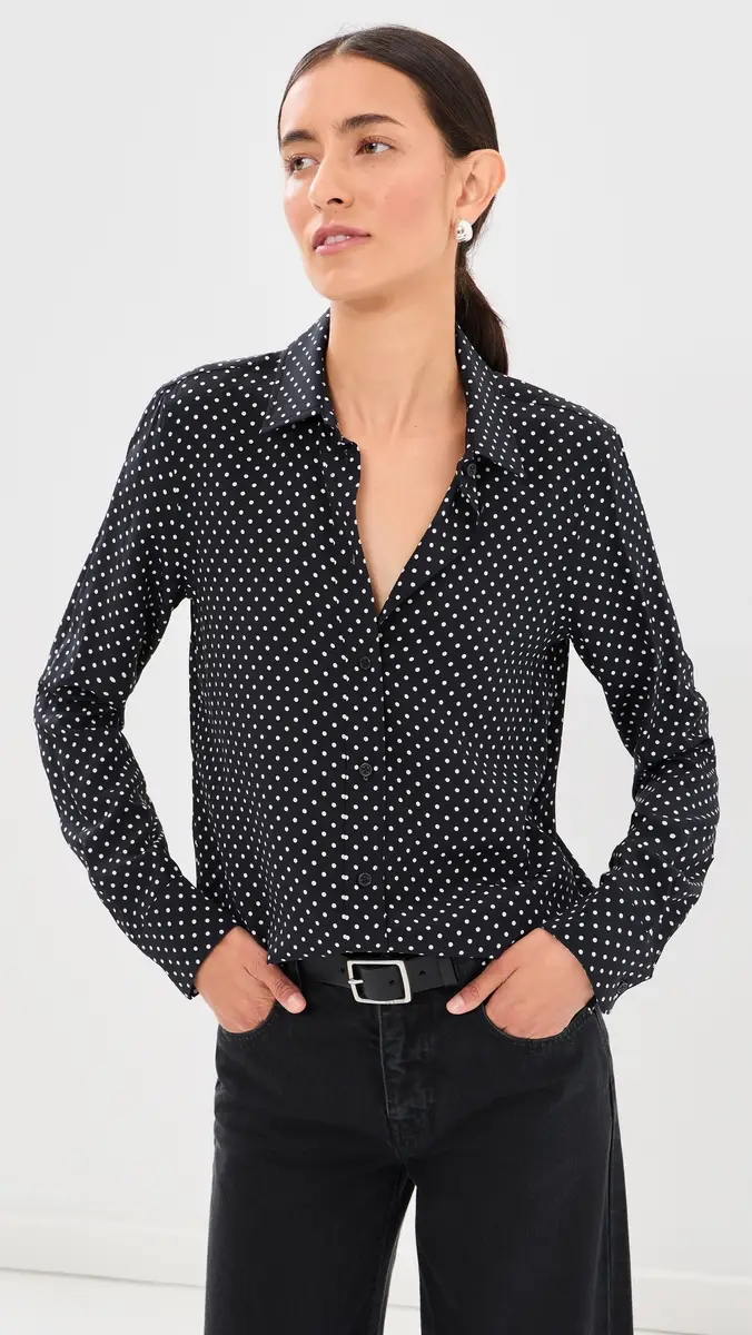 Nili Lotan Gaia Slim Button Down Shirt | Thumbnail 2 Nili Lotan Gaia Slim Button Down Shirt | Thumbnail 2