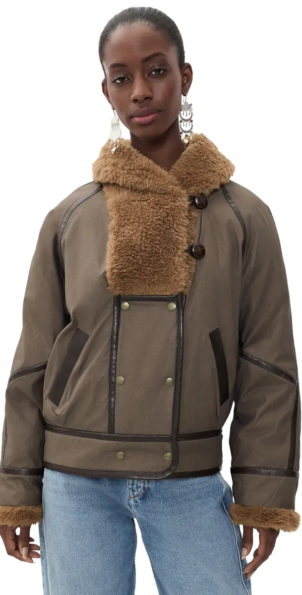 ISABEL MARANT ÉTOILE Olinka Jacket Brown | Image 1 ISABEL MARANT ÉTOILE Olinka Jacket Brown | Image 1