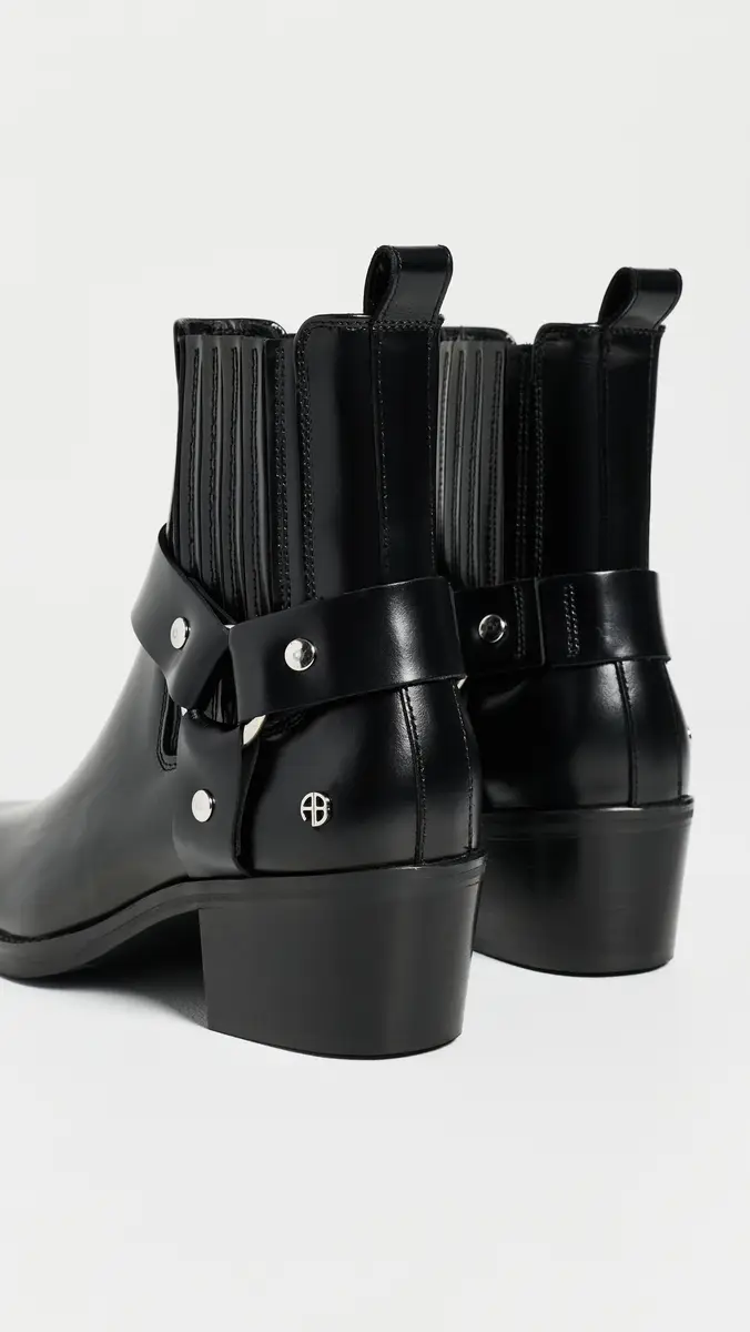 Anine Bing Mid Biker Boots | Thumbnail 5 Anine Bing Mid Biker Boots | Thumbnail 5