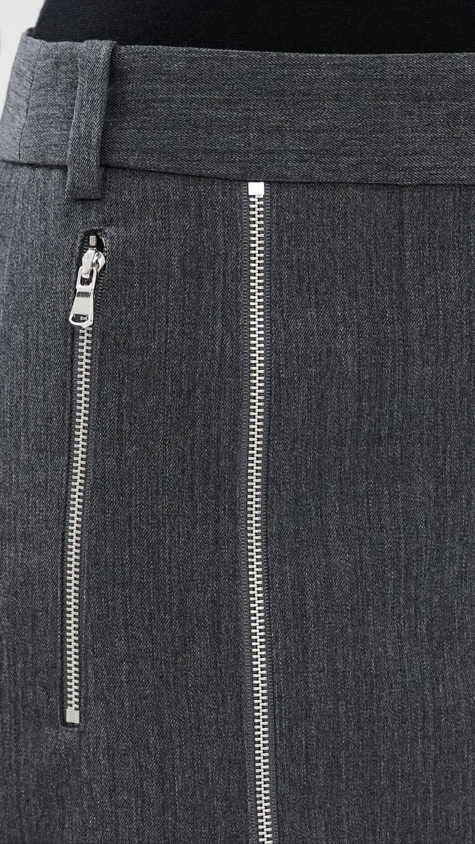 Tibi Gossamer Wool Melange Zip Midi Trouser Skirt | Thumbnail 6 Tibi Gossamer Wool Melange Zip Midi Trouser Skirt | Thumbnail 6