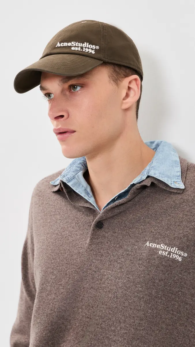 Acne Studios Cuddy Waxed Cotton Canvas Cap | Thumbnail 4
