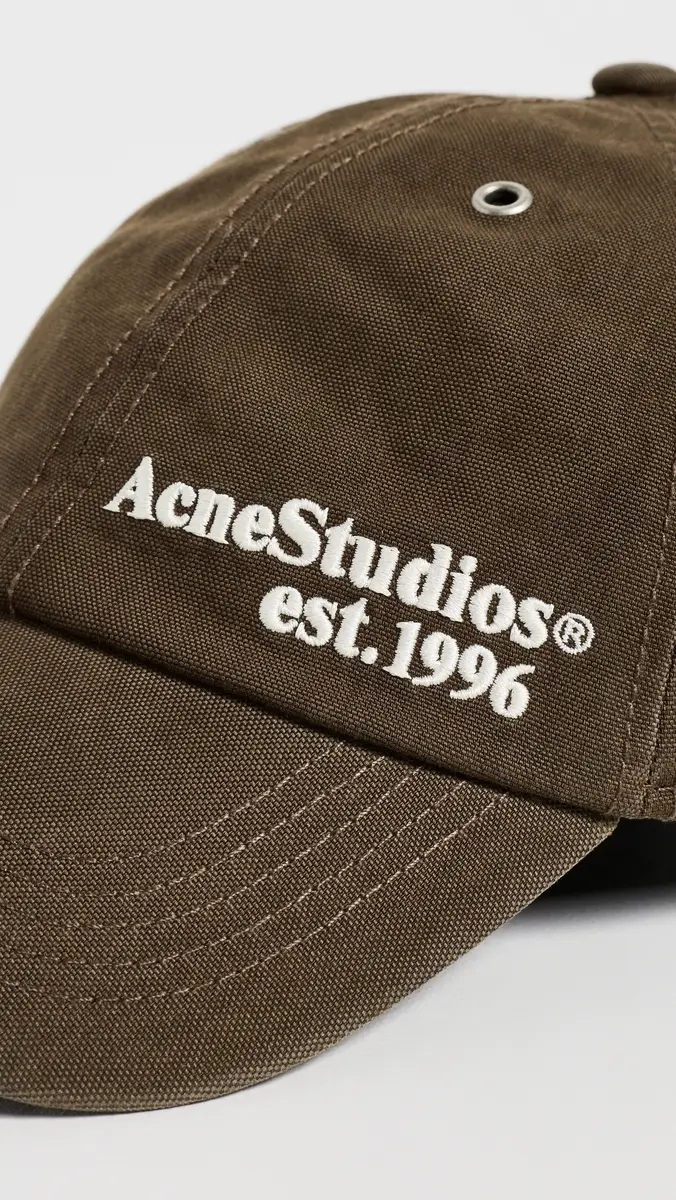 Acne Studios Cuddy Waxed Cotton Canvas Cap | Thumbnail 6