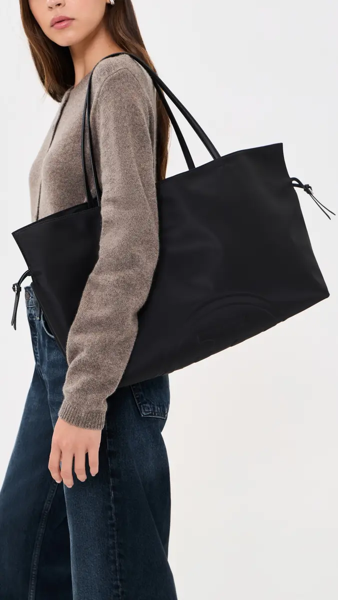 Tory Burch Ella Nylon Drawstring Tote | Thumbnail 3 Tory Burch Ella Nylon Drawstring Tote | Thumbnail 3