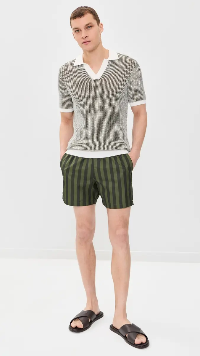 Orlebar Brown Boxer III Bold Stripe Swim Trunks 5.5 | Thumbnail 5 Orlebar Brown Boxer III Bold Stripe Swim Trunks 5.5 | Thumbnail 5