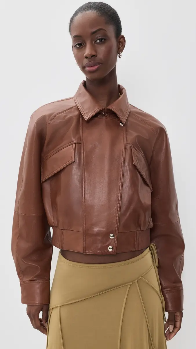 Retrofête Lykke Leather Jacket | Thumbnail 2 Retrofête Lykke Leather Jacket | Thumbnail 2