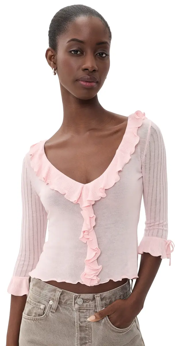With Jean Emily Top Pink | Image 1 With Jean Emily Top Pink | Image 1