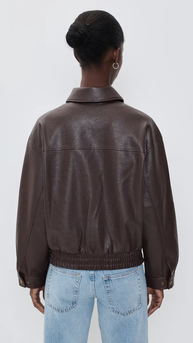 PAIGE Ashland Faux Leather Jacket | Thumbnail 3 PAIGE Ashland Faux Leather Jacket | Thumbnail 3