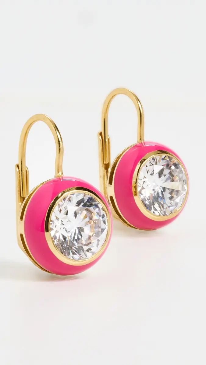 HART Enamel Bezel Drop Earrings | Thumbnail 2 HART Enamel Bezel Drop Earrings | Thumbnail 2