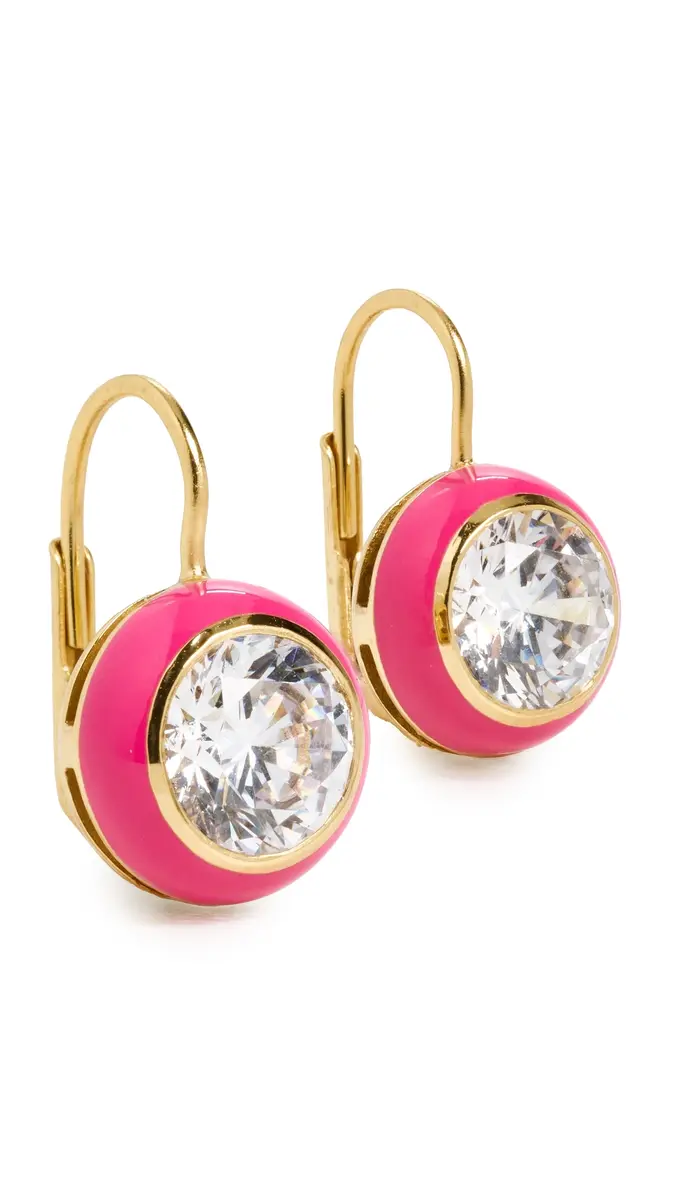 HART Enamel Bezel Drop Earrings | Thumbnail 5 HART Enamel Bezel Drop Earrings | Thumbnail 5