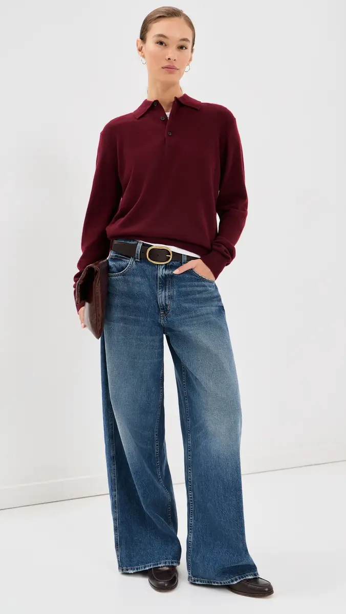Nili Lotan Jovan Sweater Polo Top | Thumbnail 5