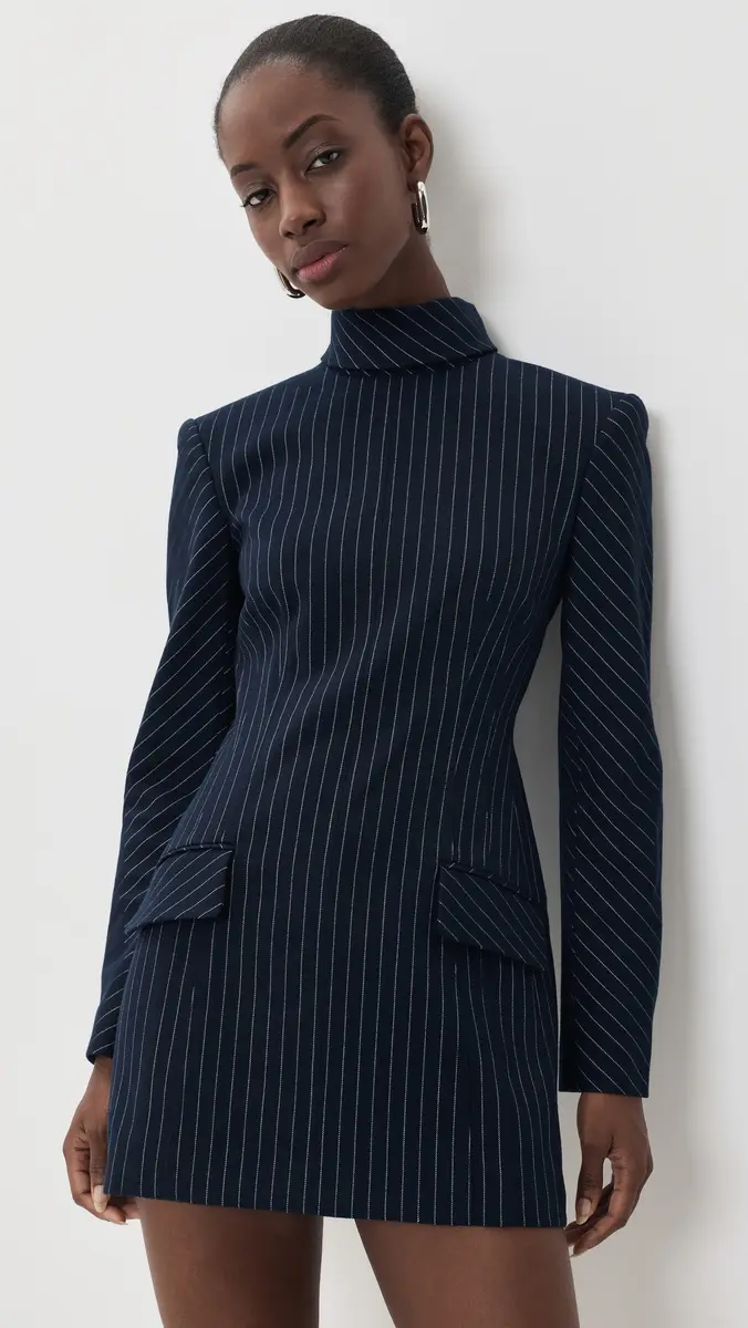 Aknvas Toni Pinstripe Dress | Thumbnail 2 Aknvas Toni Pinstripe Dress | Thumbnail 2