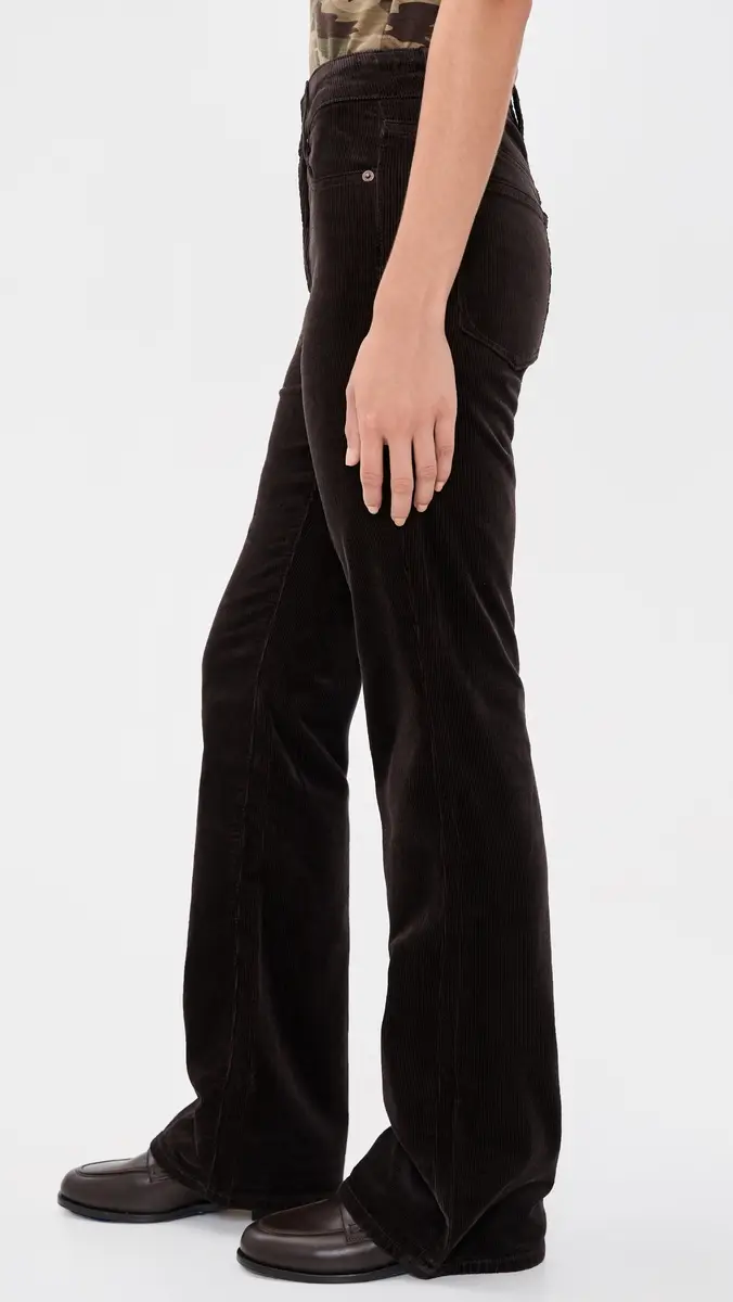 GOOD AMERICAN Good Classic Bootcut Corduroy Pants | Thumbnail 4