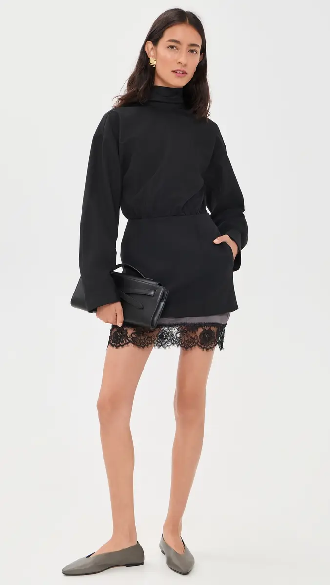 MSGM Combo Long Sleeve Dress | Thumbnail 5