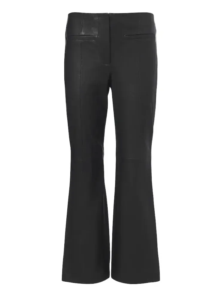 White Label Isadora leather flared pants