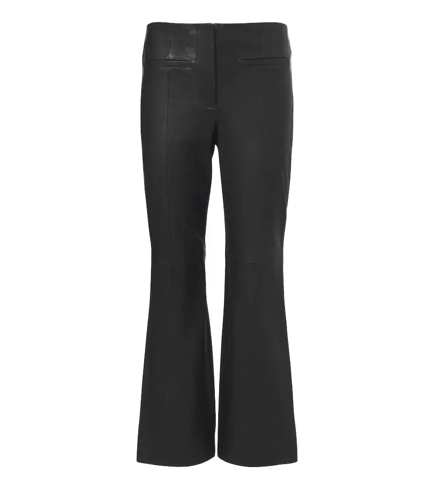 Proenza Schouler White Label Isadora leather flared pants | Image 1 Proenza Schouler White Label Isadora leather flared pants | Image 1