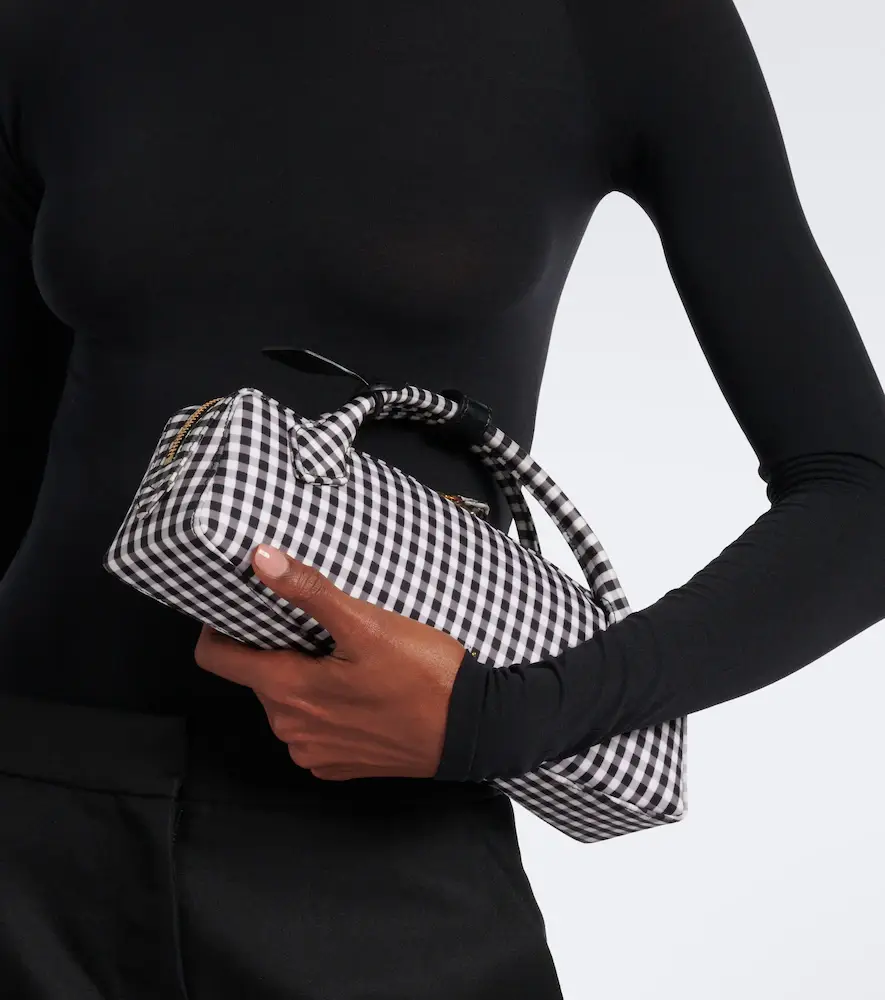 Alaïa Alaïa Le Teckel gingham clutch | Thumbnail 5 Alaïa Alaïa Le Teckel gingham clutch | Thumbnail 5