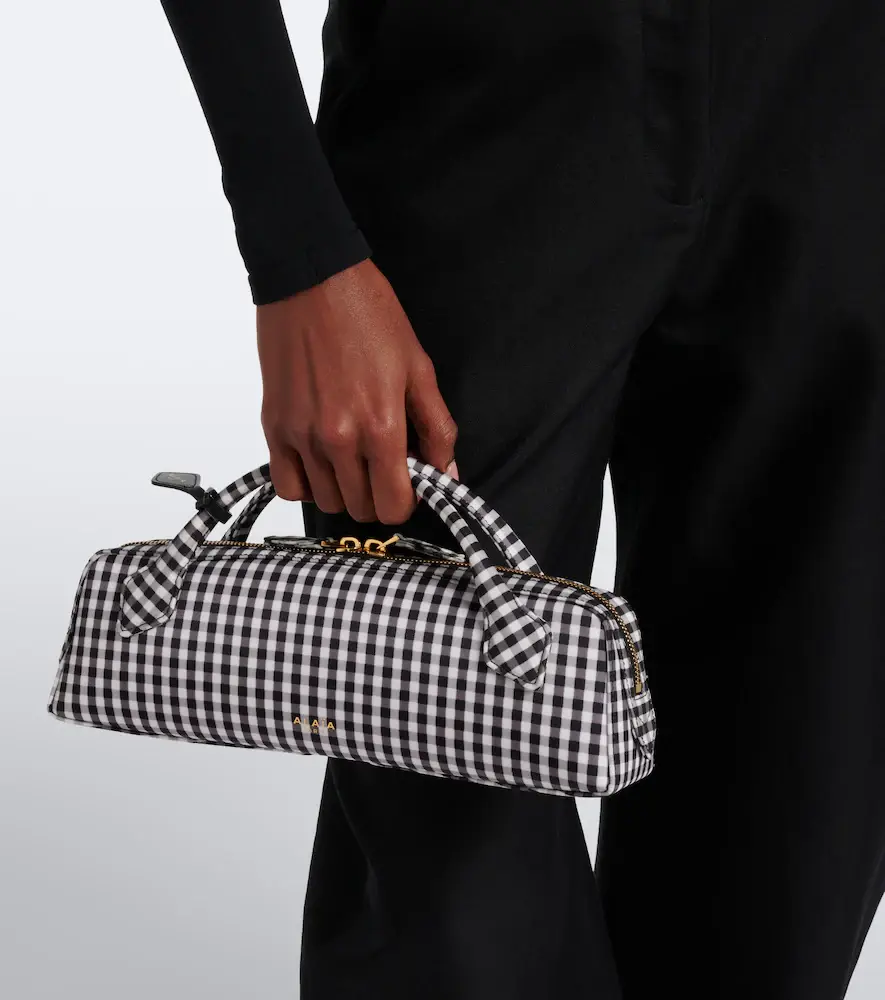Alaïa Alaïa Le Teckel gingham clutch | Thumbnail 6 Alaïa Alaïa Le Teckel gingham clutch | Thumbnail 6