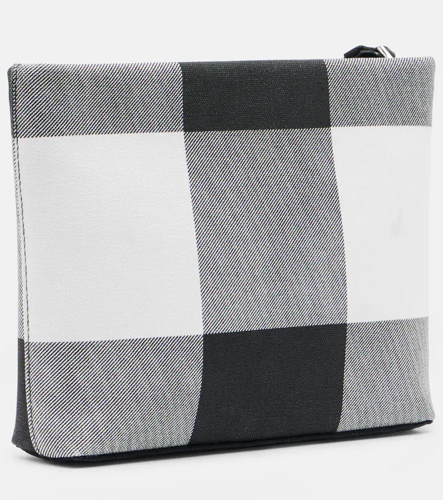 Givenchy Logo checked pouch | Thumbnail 3 Givenchy Logo checked pouch | Thumbnail 3