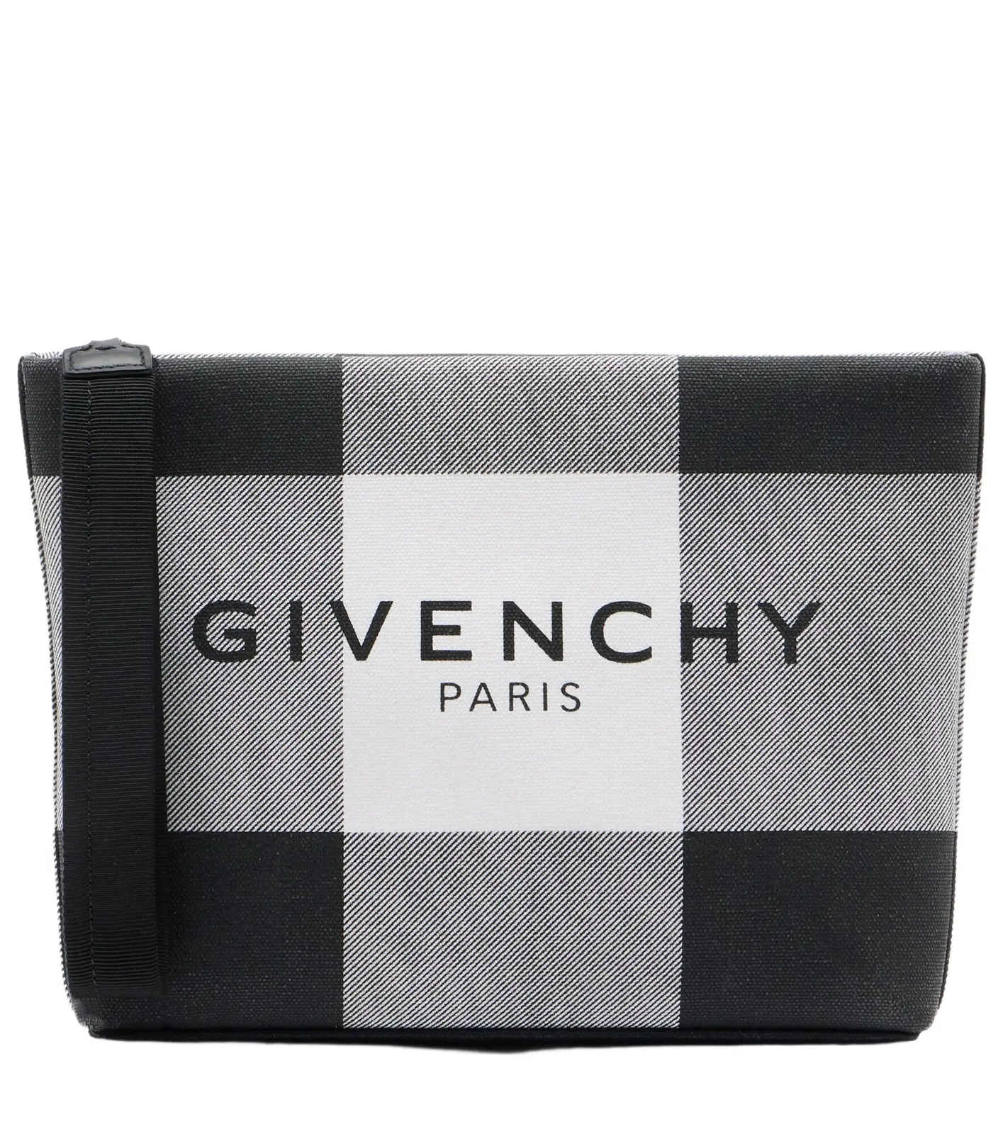Givenchy Logo checked pouch