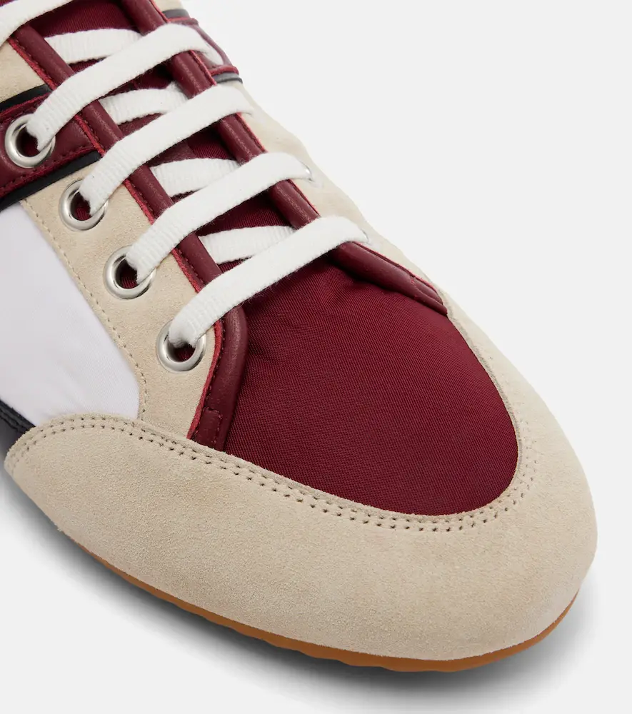 Givenchy Slim suede-trimmed sneakers | Thumbnail 2 Givenchy Slim suede-trimmed sneakers | Thumbnail 2