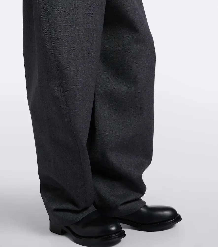 Balenciaga Wool barrel-leg pants | Thumbnail 5 Balenciaga Wool barrel-leg pants | Thumbnail 5