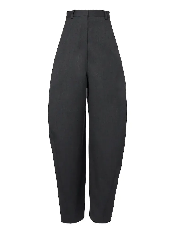 Wool barrel-leg pants Wool barrel-leg pants