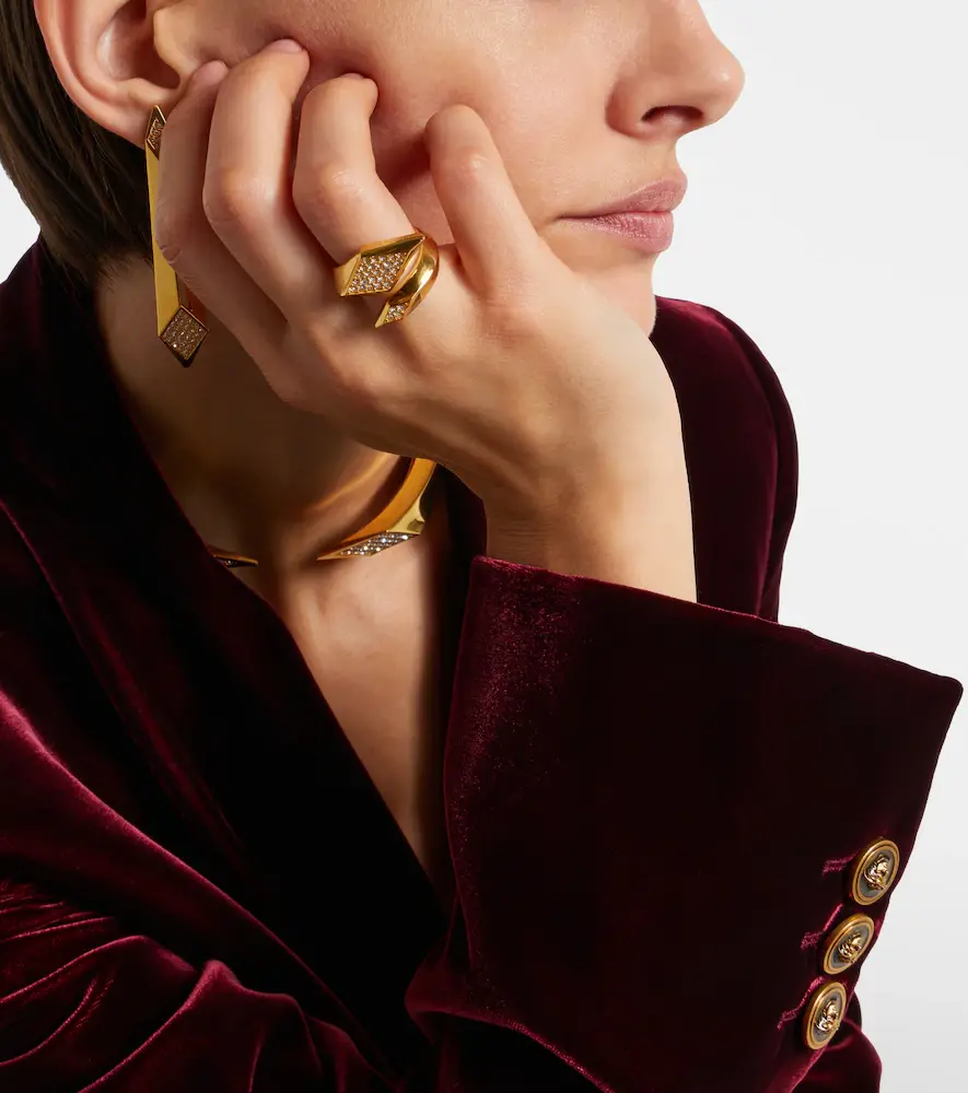 Versace Crystal-embellished ring | Thumbnail 5 Versace Crystal-embellished ring | Thumbnail 5
